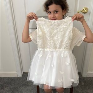 Elegant White Lace Dress